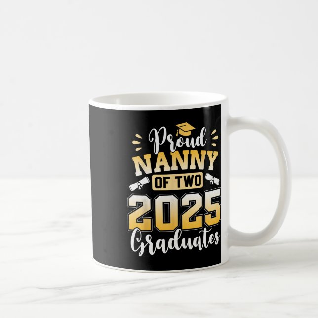 Mug Fier Nounou De Deux 2025 Diplômés Cl De 2025 (Droite)