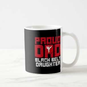 Mug Fier Papa Ceinture noire Fille Funny Karate Papa G