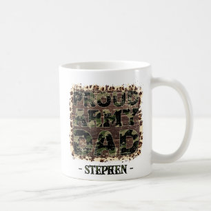 Mug Fier papa de l'armée - Bold Camouflage