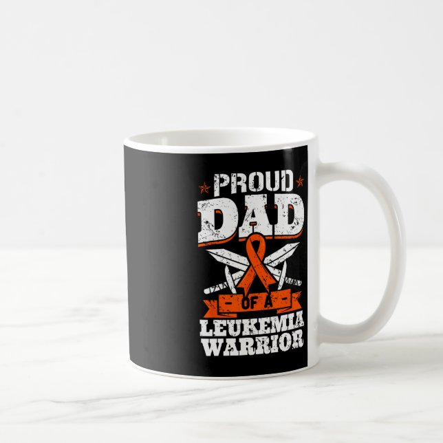 Mug Fier Papa D'Une Leucémie Guerrier Daddy Awareness  (Droite)