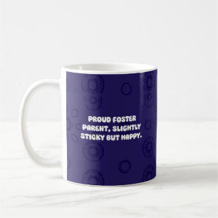Mug Fier parent adoptif, design collant mais heureux