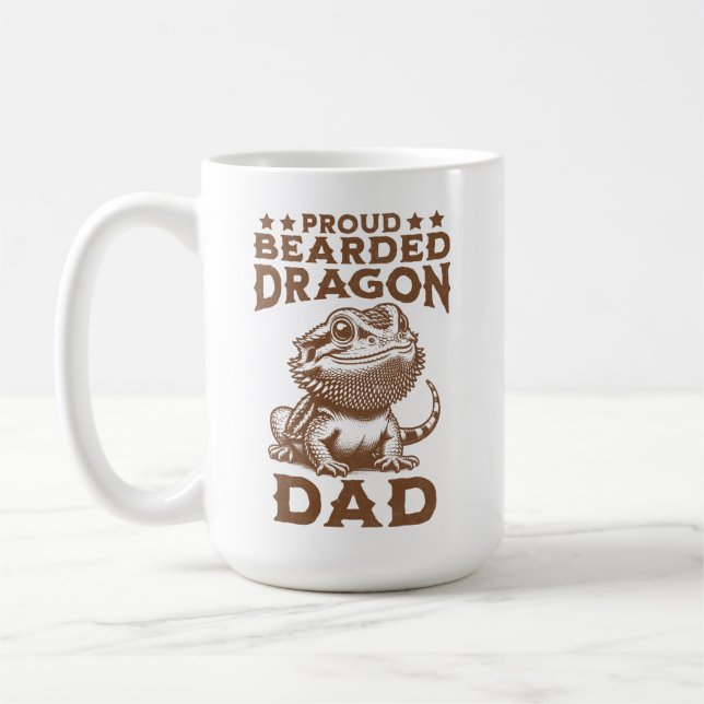 Mug Fier Porte-Dragon Papa Reptile Lover (Gauche)