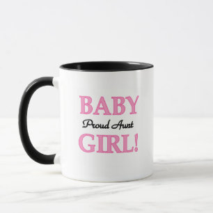 Mug Fier Tante Bébé Fille T-shirts et cadeaux