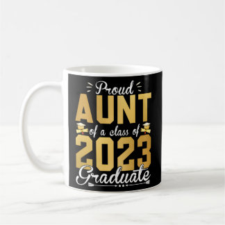 Mug Fier Tante D'Un Diplômé De 23 Ans De 2023 Pour La