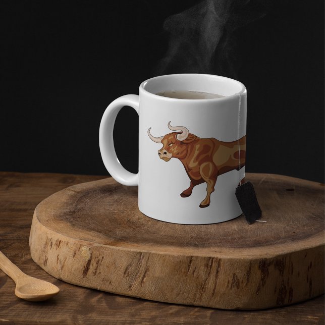 Mug Fierce Bull (Créateur téléchargé)