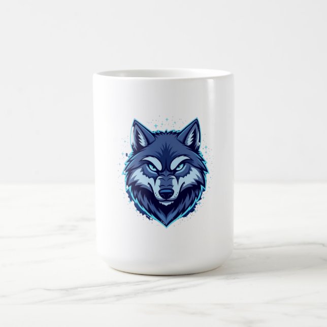 Mug Fierce Wolf – Symbol of Strength and Freedom (Centre)