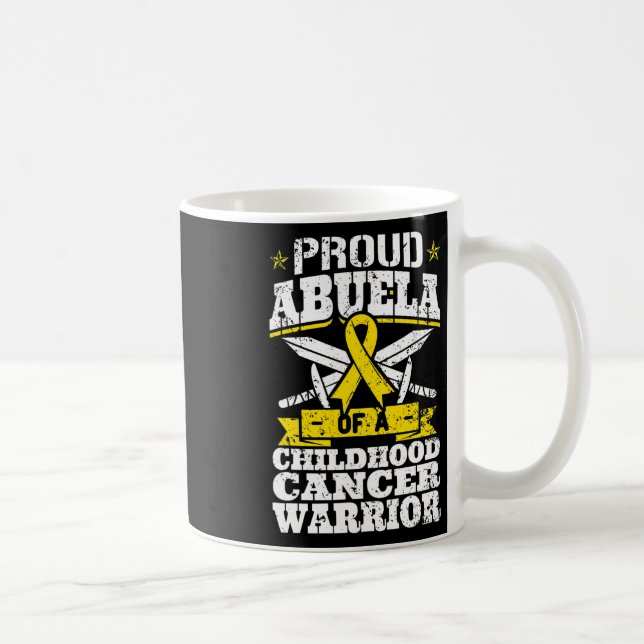 Mug Fière Abuela D'Un Guerrier Du Cancer De L'Enfance (Droite)