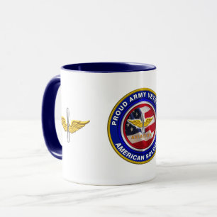 Mug Fière Armée de terre Vétérinaire Soldat de l'aviat