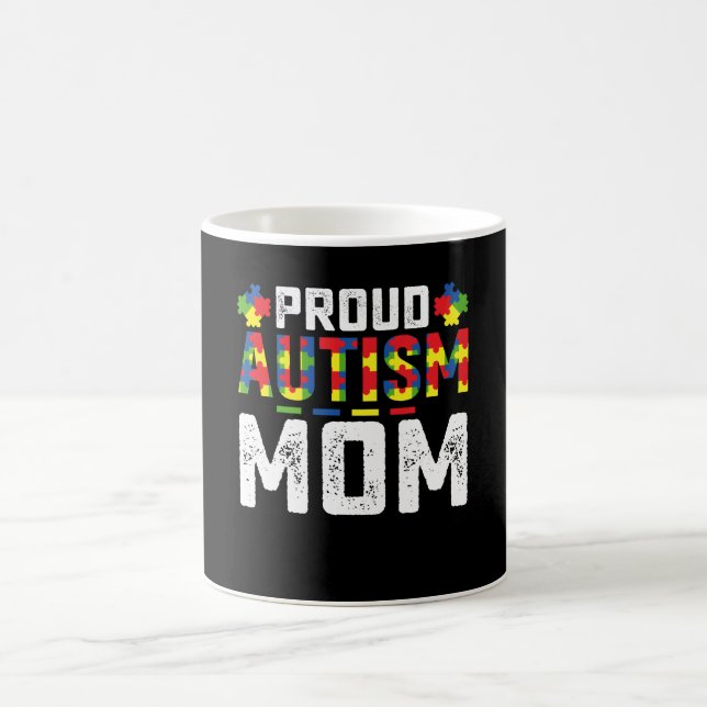 Mug Fière Autisme Mère Sensibilisation Famille Autiste (Centre)