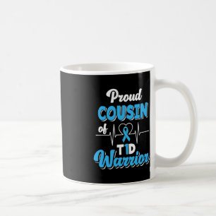 Mug Fière Cousine D'Un Guerrier T1D Diabète Diabétique