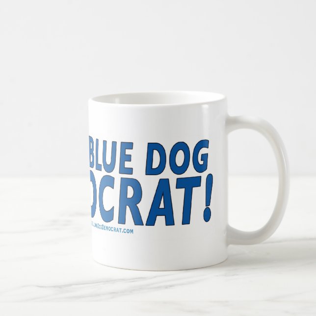 Mug Fière Démocrate de Chien Bleu ! (Droite)