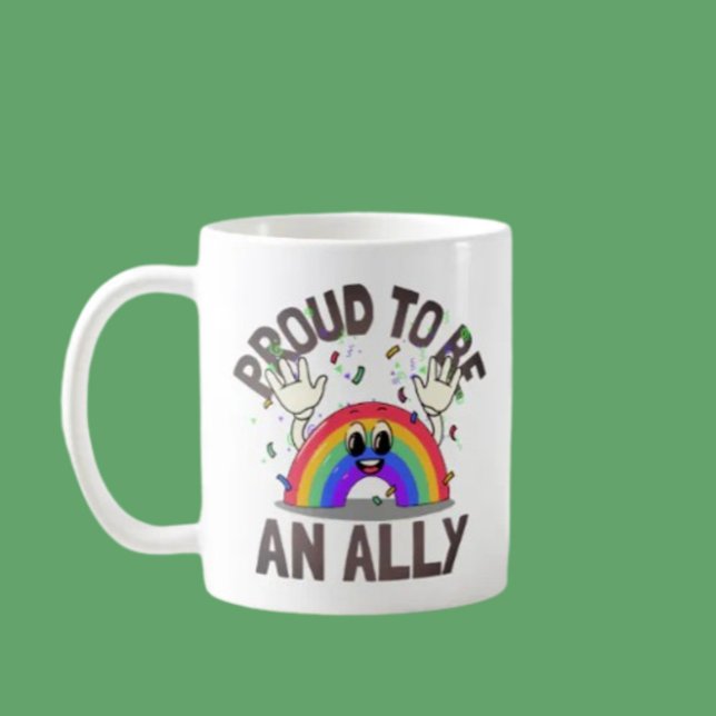 Mug Fière D'Être Une Fête Ally Rainbow (Créateur téléchargé)