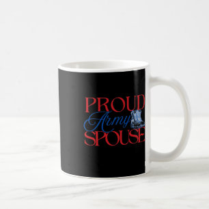Mug Fière épouse de l'armée - Mari de femme de l'armée