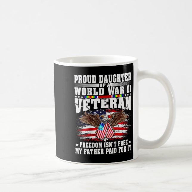 Mug Fière fille de vétéran de la Seconde Guerre mondia (Droite)