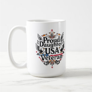 Mug Fière fille d'un vétéran des États-Unis armée amér