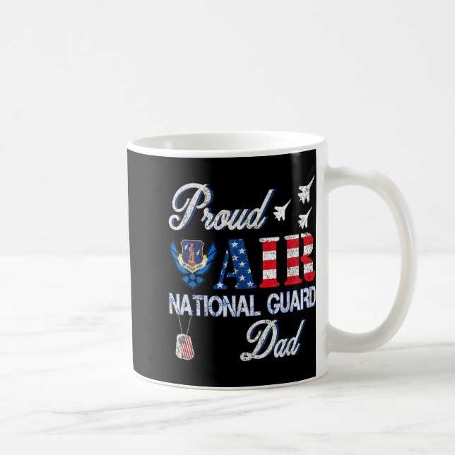 Mug Fière Garde Aérienne Garde Nationale Papa Anciens  (Droite)