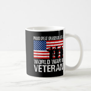 Mug Fière Grand-Fils D'Un Ww Ii Vétérinaire Mat De Fam