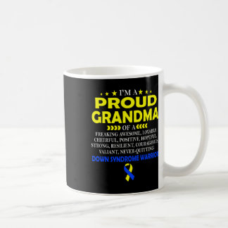 Mug Fière Grand-Mère Du Guerrier Du Syndrome De Down T