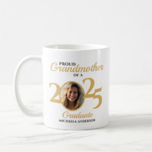 Mug Fière grand-mère d'un Diplômé de 2024 photo et nom