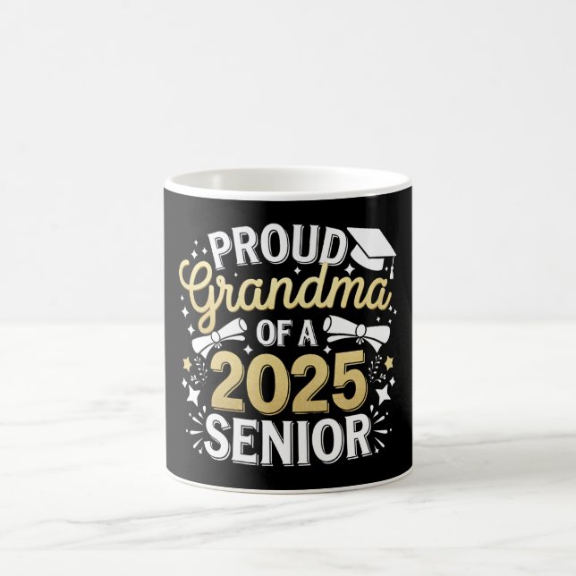 Mug Fière grand-mère d'un diplômé de 2025 Remise des d (Centre)