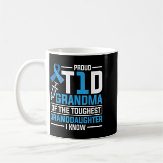 Mug Fière grand-mère T1d grand-parent diabète de type