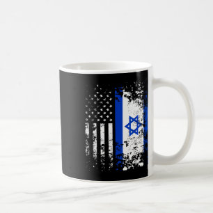 Mug Fière Israélienne Drapeau Américain Fierté Patriot
