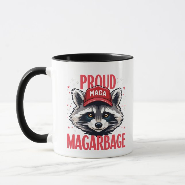 Mug Fière MAGA Garbage pour l'élection de Trump partis (Gauche)