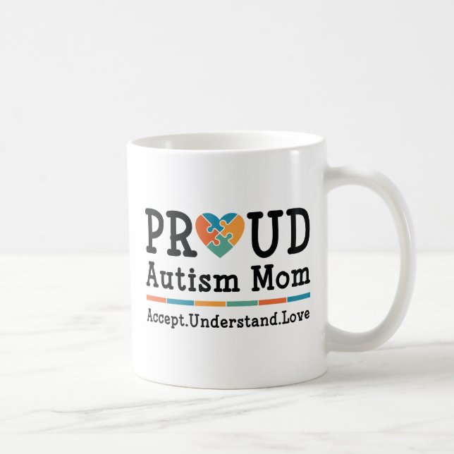 Mug Fière maman de l'autisme (Droite)