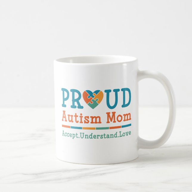 Mug Fière maman de l'autisme (Droite)