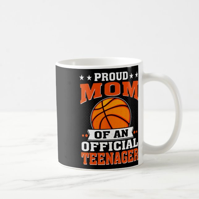 Mug Fière Maman D'Un Adolescent Officiel 13e Anniversa (Droite)