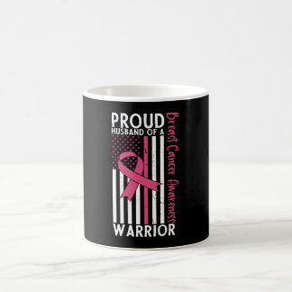 Mug Fière Mari D'Un Guerrier Sensibilisation Au Cancer