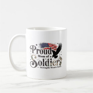 Mug Fière mère militaire - Fierté de soldat - Art
