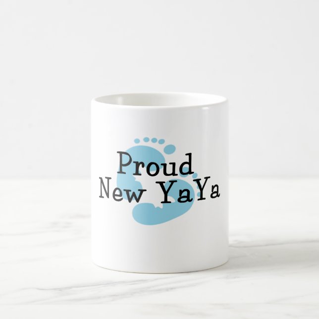 Mug Fière nouvelle empreinte de bébé garçon Yaya (Centre)