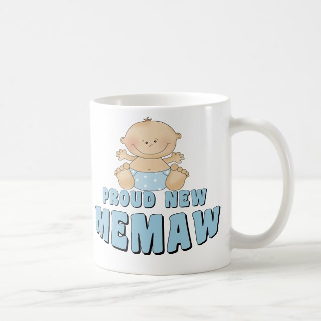 Mug Fière nouvelle T-shirt Memaw (Droite)