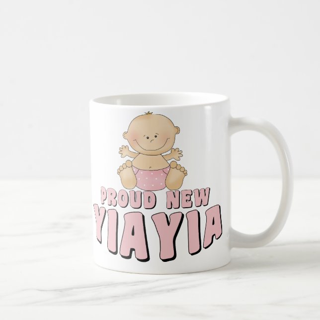 Mug Fière nouvelle YiaYia T-Shirt (Droite)