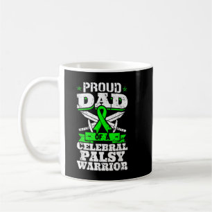Mug Fière Papa D'Un Cérébral Palsy Warrior CP Sensibil