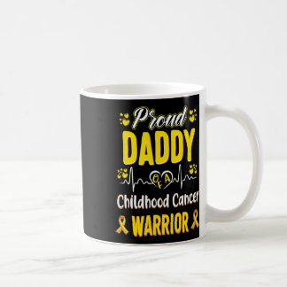 Mug Fière Papa Enfance Cancer Guerrier Sensibilisation