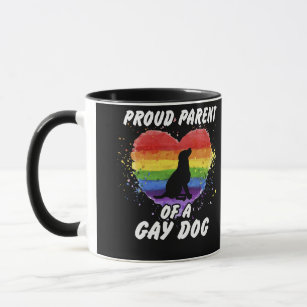 Mug Fière Parente D'Un Chien Gay LGBT Pride