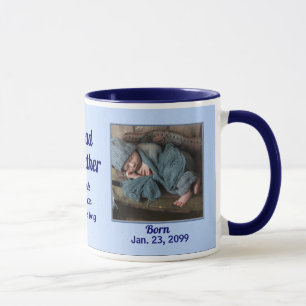 Mug Fière Parrain Nouveau Bleu bébé