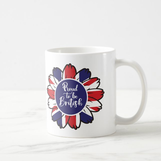 Mug Fière patriotique d'être britannique (Droite)