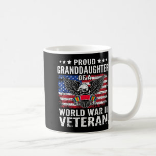 Mug Fière Petite-Fille D'Un Vétéran 2ème guerre mondia