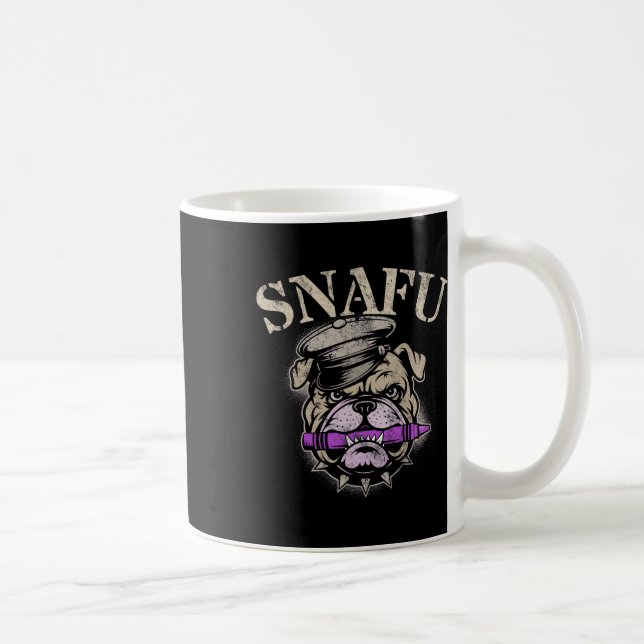 Mug Fière Snafu Je Mange Crayons Corp Équipe Militaire (Droite)