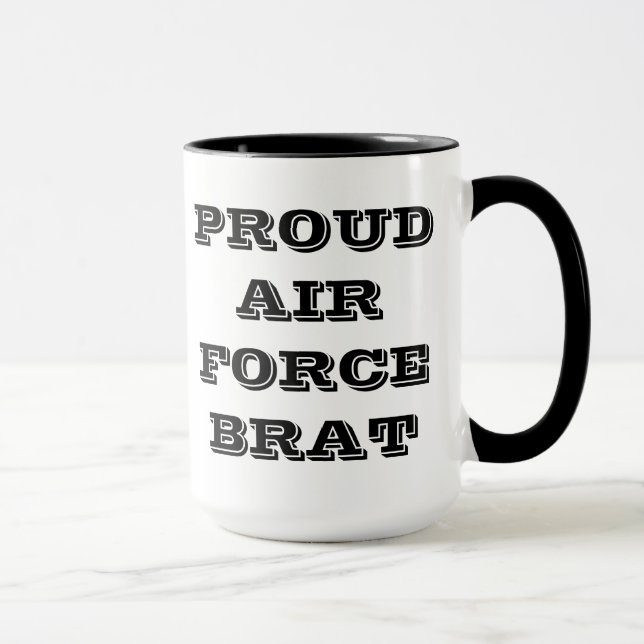 Mug Fiers Air Force Brat (Droite)