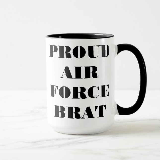 Mug Fiers Air Force Brat (Droite)
