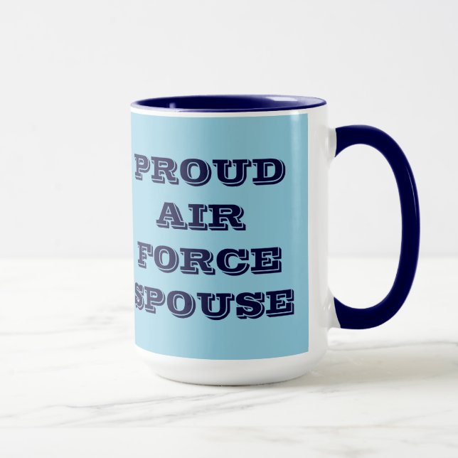 Mug Fiers conjoint de la force aérienne (Droite)