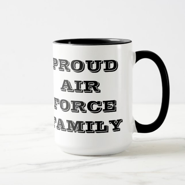Mug Fiers de la famille de la Force aérienne (Droite)