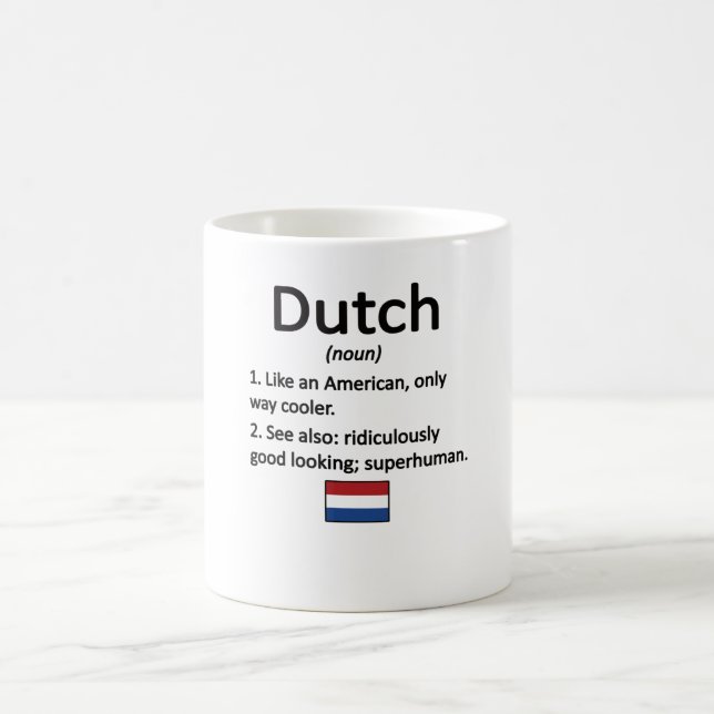 Mug Fiers Néerlandais Racines Pays-Bas Drapeau Héritag (Centre)