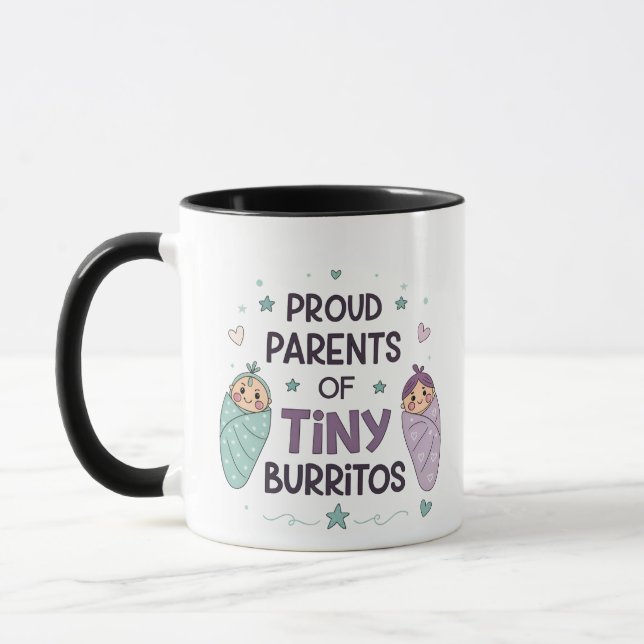 Mug Fiers parents de petits burritos Art (Gauche)