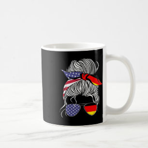 Mug Fierté allemande américaine femme fille cultivée F
