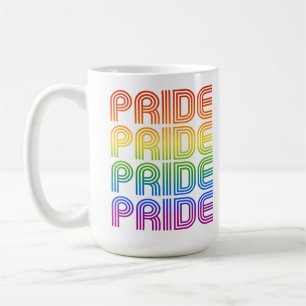 Mug Fierté Arc-en-ciel Rétro